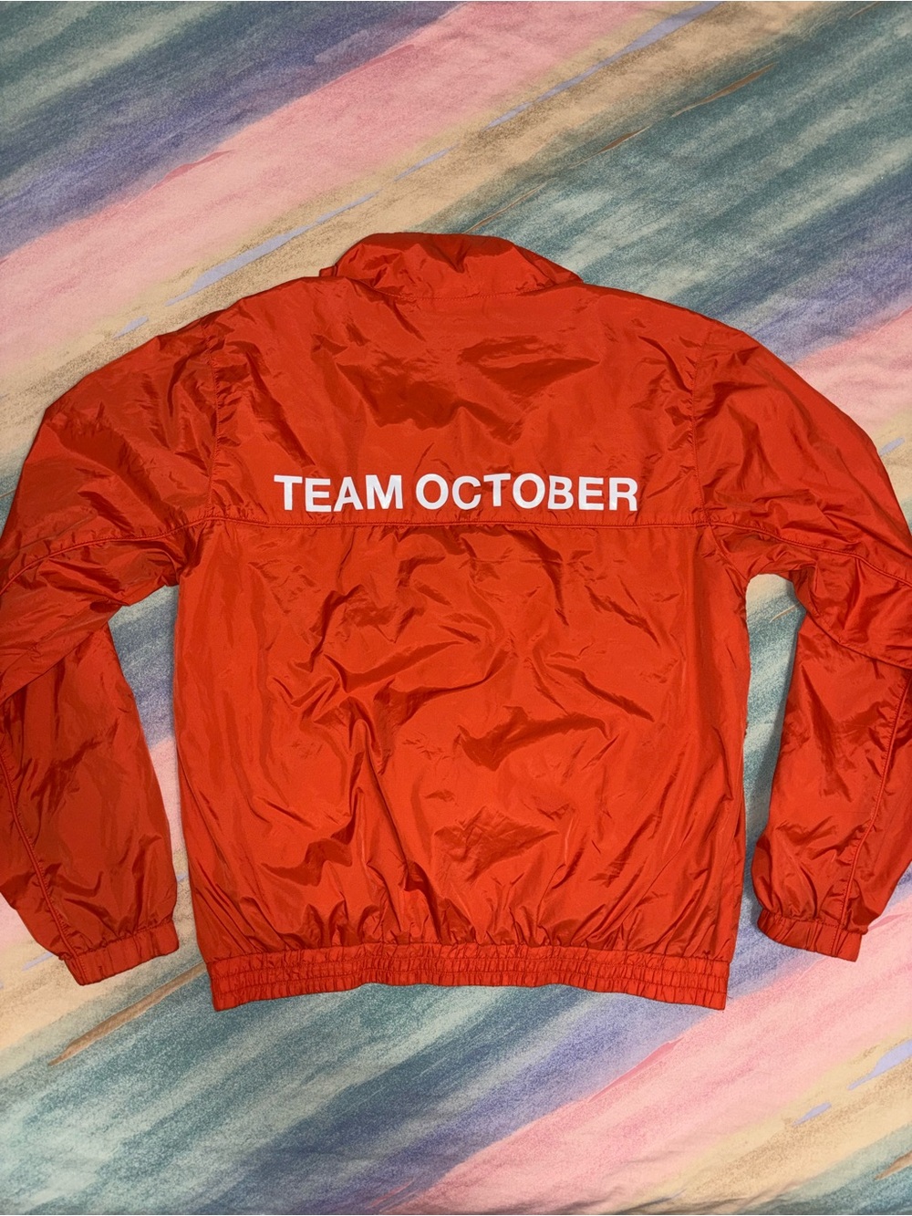 October’s Very Own Drake OVO Jacket Men’s size L Full Zip 100% Nylon Windbreaker